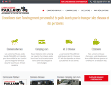 Tablet Screenshot of carrosseriepaillard.com